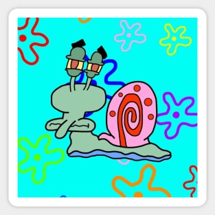 Squidward Snail Sticker